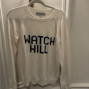 Cream Crew Neck Ellsworth & Ivey Sweater